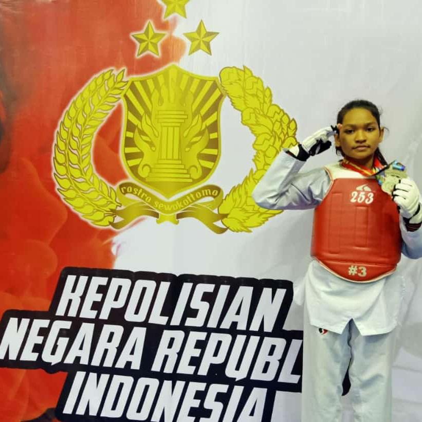 Atlet-Binaan-Polres-Lamongan-Sabet-2-Medali-Kejurnas-Taekwondo-Kapolri-Cup