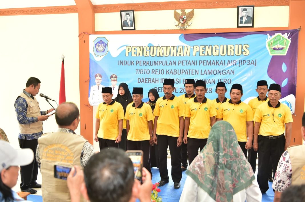 Kelola Daerah Irigasi, Pastikan Sumber Air Baku yang Baik bagi Pertanian Lamongan