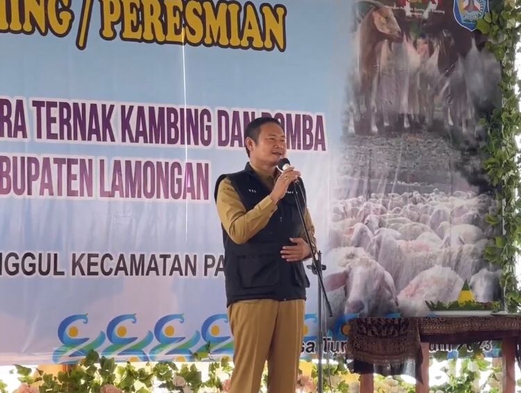 Pemerintah Kabupaten Lamongan Resmikan Sentra Ternak Kambing/Domba Di Desa Tunggul Paciran