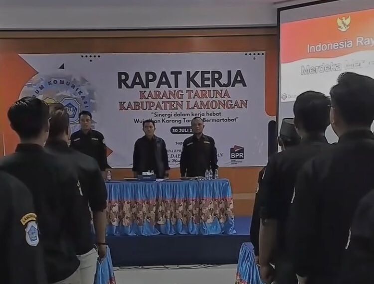 Karangtaruna Kabupaten Lamongan Gelar Raker Demi Terciptanya Lamongan Yang Berkeadilan