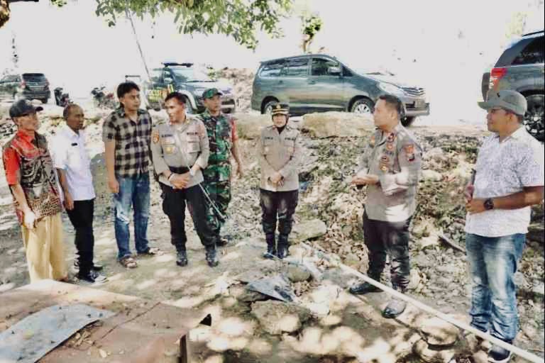 Atasi Kemarau Polres Lamongan, Berikan Bantuan Sumur Bor Dan Pompa Air