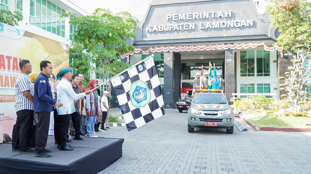 Setelah Di Terima Bupati Lamongan, Pataka Jer Basuki Mawa Beya Menuju Tuban