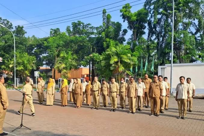 Komitmen Jaga Kedisiplinan, Dinas PMD Laksanan Apel Pagi
