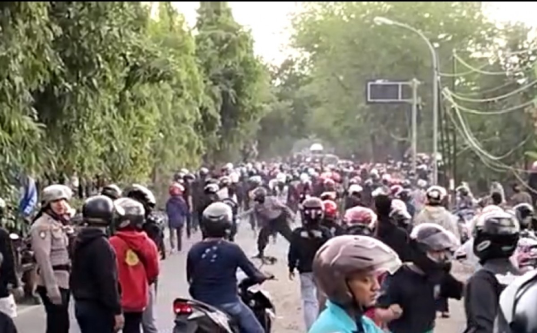 Polres Lamongan Gagalkan Konvoi Pemuda di Jalur Pantura